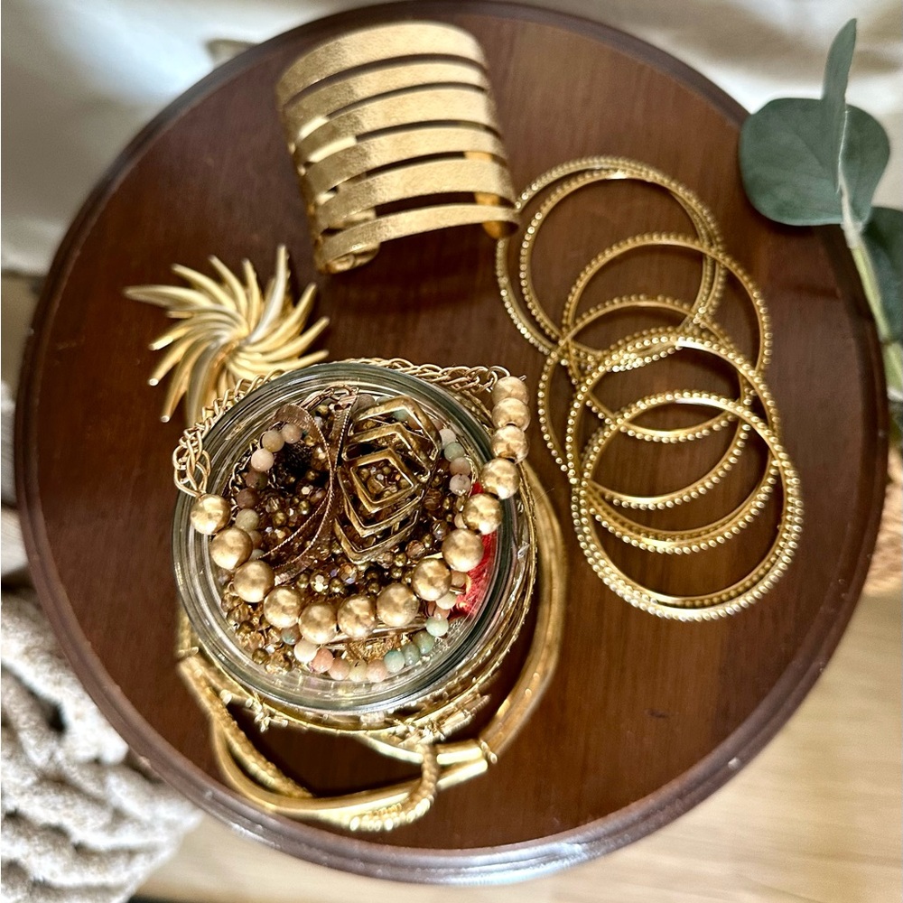 Gold Mystery Jewelry Jar!! 💎
